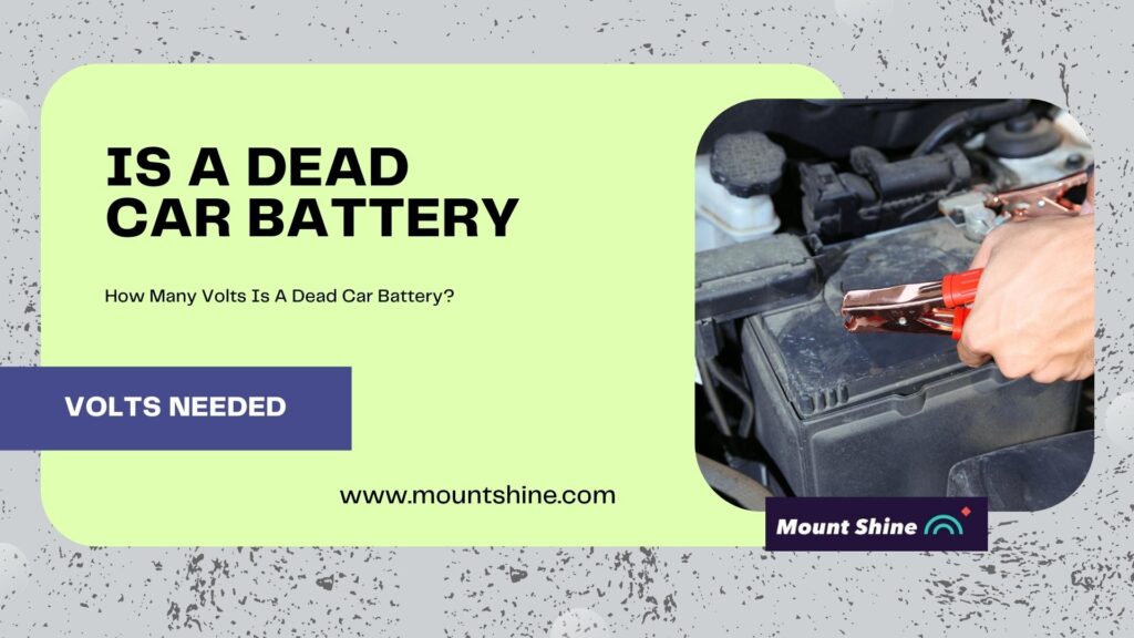 How Many Volts Is A Dead Car Battery