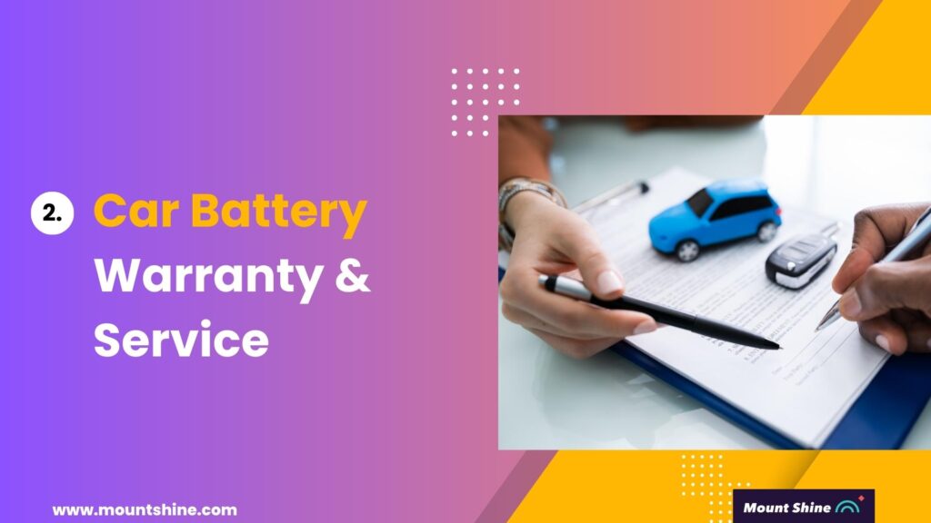Car Battery Warranty & Size