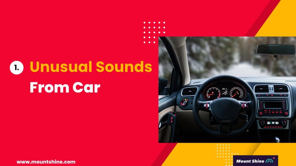 Unusual Sounds from Your Car