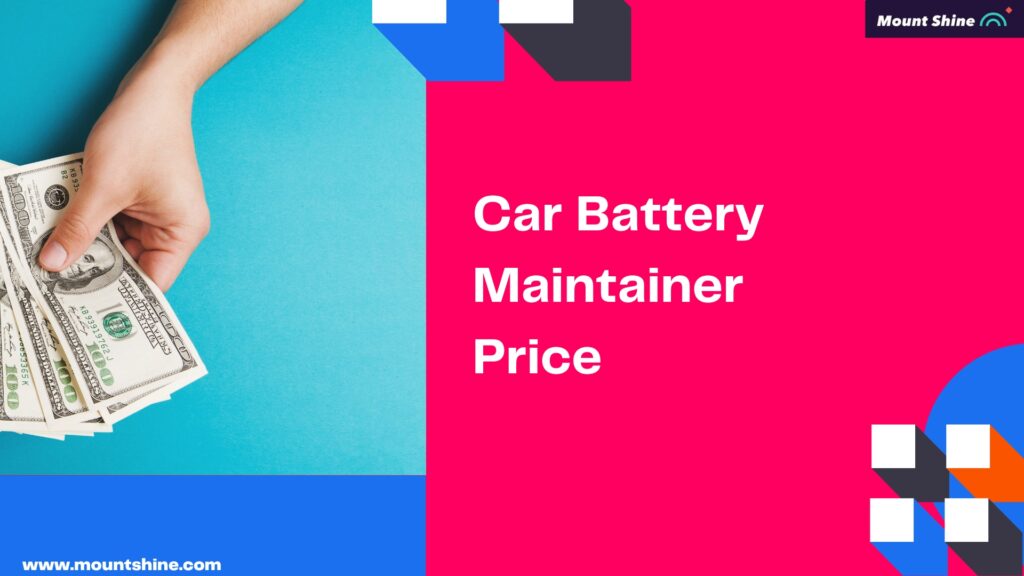 Car Battery Maintainer Price