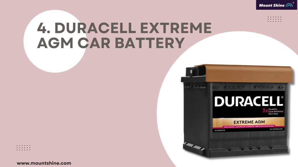 Duracell Extreme AGM Car Battery