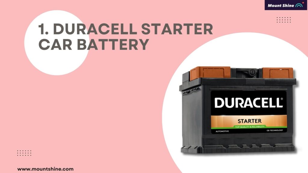 Duracell Starter Car Battery