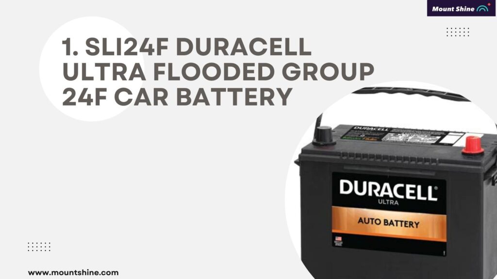 SLI24F Duracell Ultra Flooded Group 24F Car Battery
