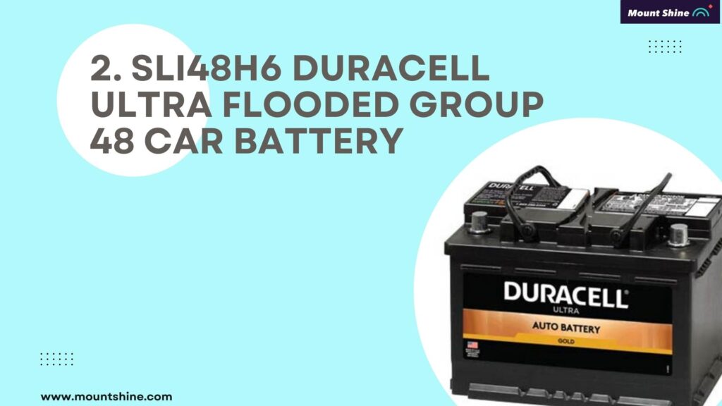 SLI48H6 Duracell Ultra Flooded Group 48 Car Battery