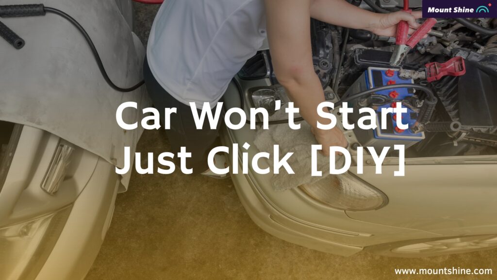 How To Fix Car Won’t Start Just Click DIY